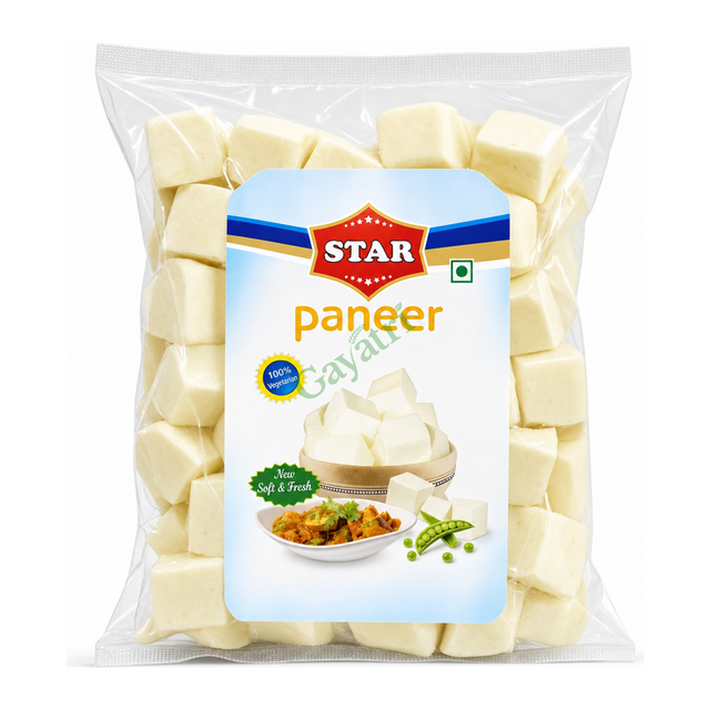 Paneer by Star — front view showing product label and branding, studio product photo on white background