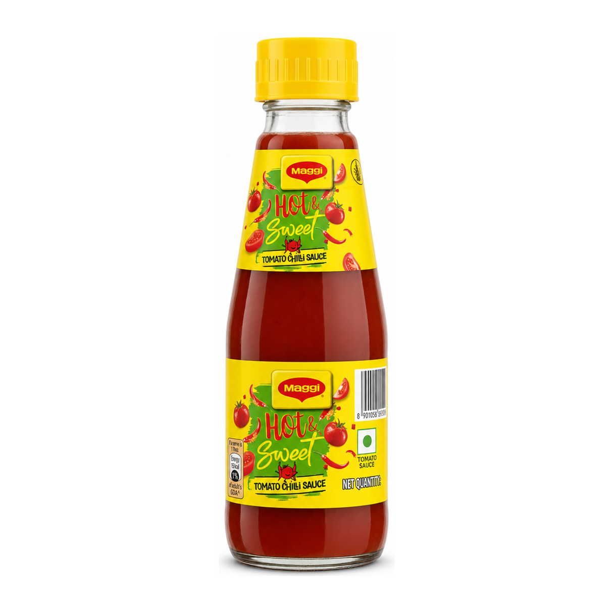 Hot & Sweet Tomato Chili Sauce Tomato Chili Sauce by Maggi — front view showing product label and branding, studio product photo on white background