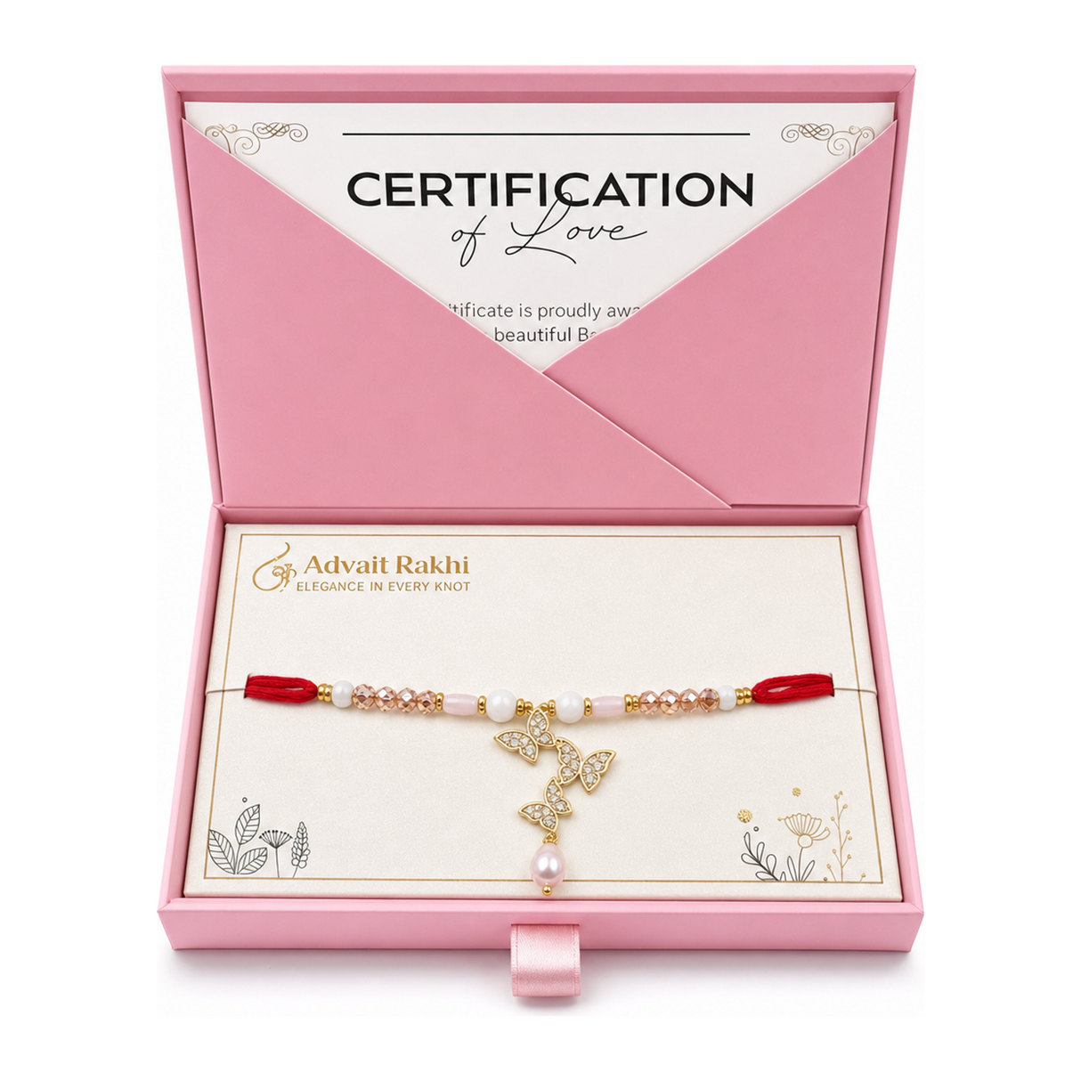 Advait Rakhi by Advait Rakhi — front view showing product label and branding, studio product photo on white background