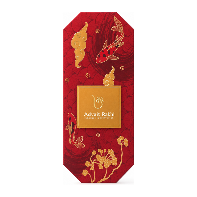 Bhai Rakhi by Advait Rakhi — front view showing product label and branding, studio product photo on white background