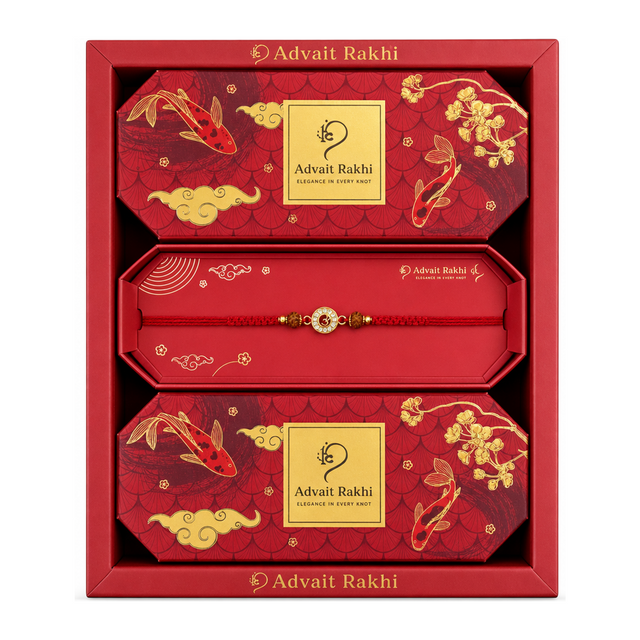 Advait Rakhi by Advait Rakhi — front view showing product label and branding, studio product photo on white background