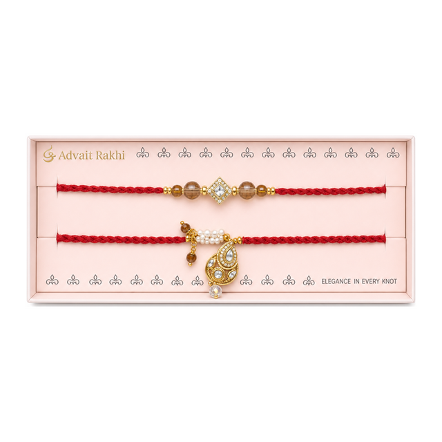 Advait Rakhi by Advait Rakhi — front view showing product label and branding, studio product photo on white background