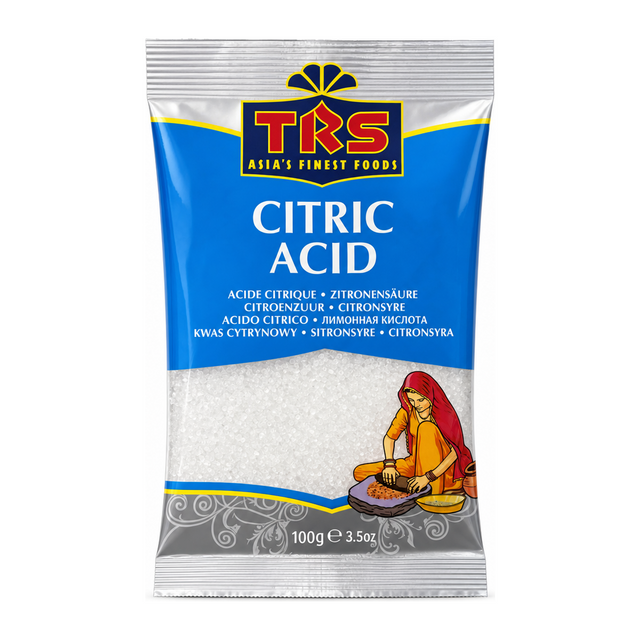 Citric Acid by TRS — front view showing product label and branding, studio product photo on white background