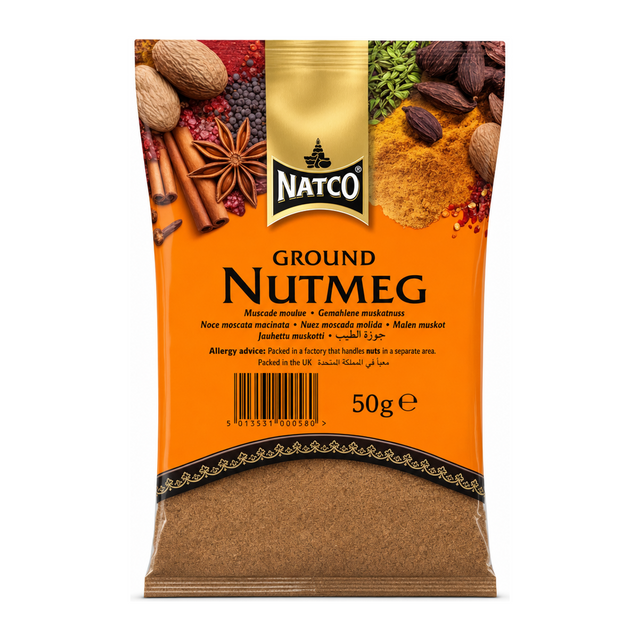 Natco Ground Nutmeg by Natco — front view showing product label and branding, studio product photo on white background