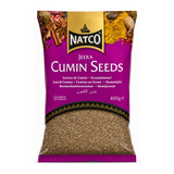 Natco Cumin Seeds by Natco whole spices — front view showing product label and branding, studio product photo on white background