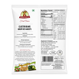 Bombaywalla Cluster Beans by Bombaywalla — back view showing ingredients and product details, studio product photo on white background