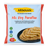 Armaan Mix Veg Paratha by Armaan — front view showing product label and branding, studio product photo on white background