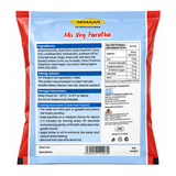 Armaan Mix Veg Paratha by Armaan — back view showing ingredients and product details, studio product photo on white background