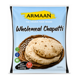 Armaan Wholemeal Chapatti 10 Pieces by Armaan — front view showing product label and branding, studio product photo on white background
