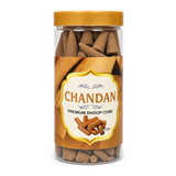 Chandan Premium Dhoop Cone by CHANDAN — front view showing product label and branding, studio product photo on white background