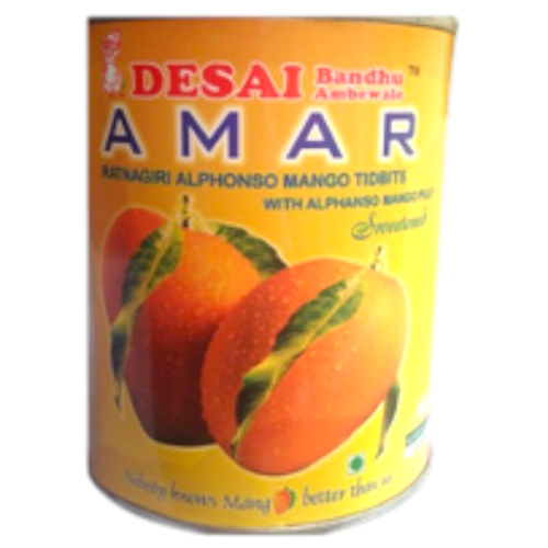 Pandit Foods Canned Sweetened Alphonso Mango Pulp