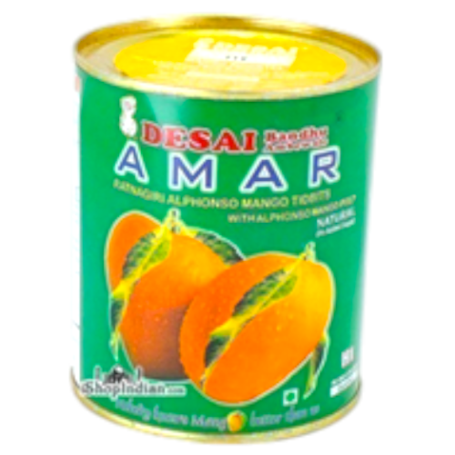 Pandit Foods Canned Unsweetened Alphonso Mango Pulp