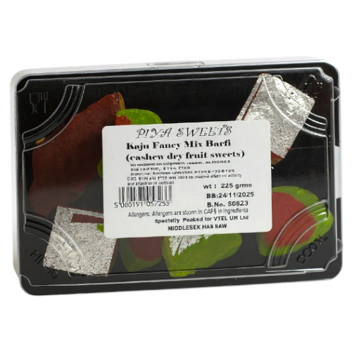 Piya Sweets Kaju Fancy Mix Barfi
