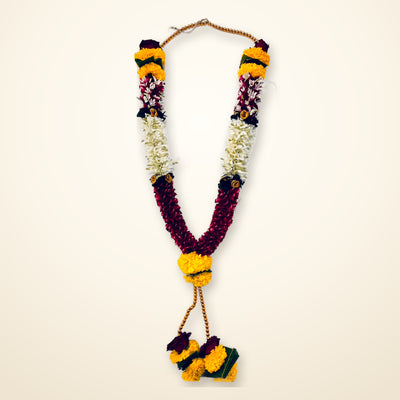 Rose Petal & Rajnigandha | Varmala | Fresh Flower Garland