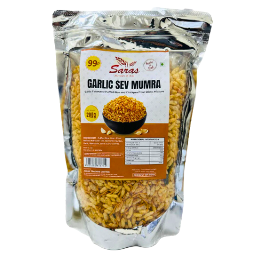 Saras Garlic Sev Mamra